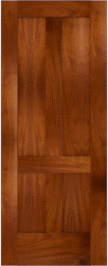 Flat  Panel   Washington  Mahogany  Doors